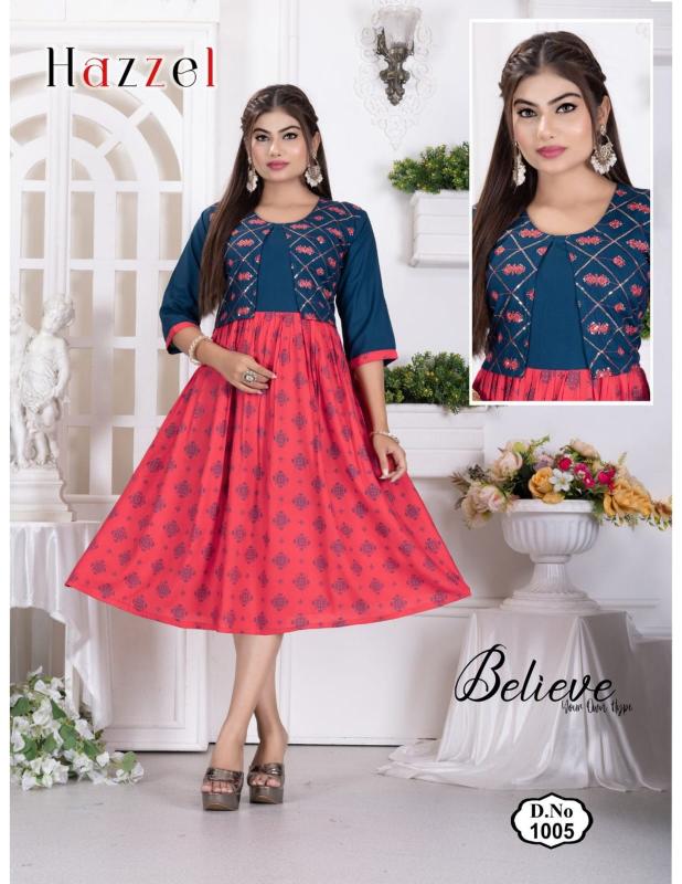 Trendy Hazzel catalog wholesale kurtis in ludhiana 