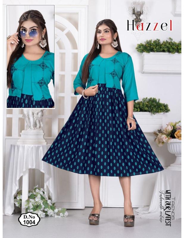 Trendy Hazzel catalog wholesale kurtis in ludhiana 