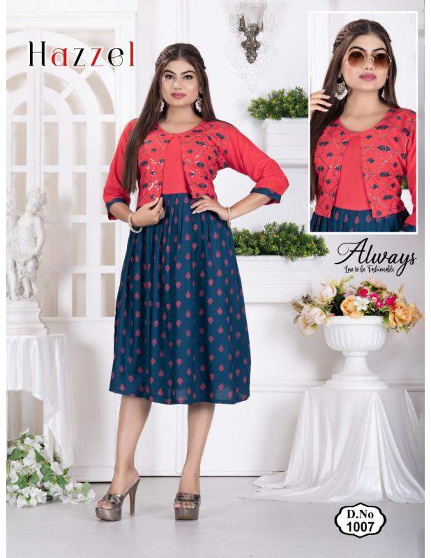 Trendy Hazzel catalog wholesale kurtis in ludhiana 