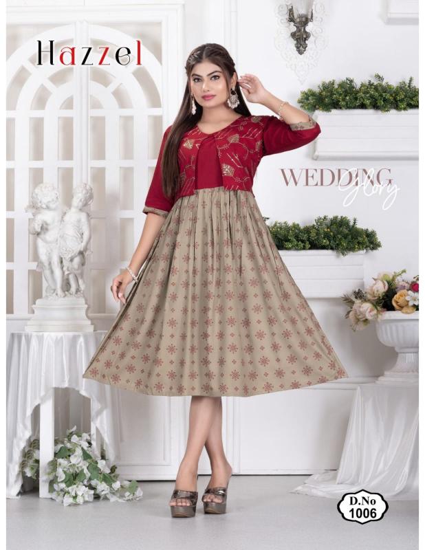 Trendy Hazzel catalog wholesale kurtis in ludhiana 