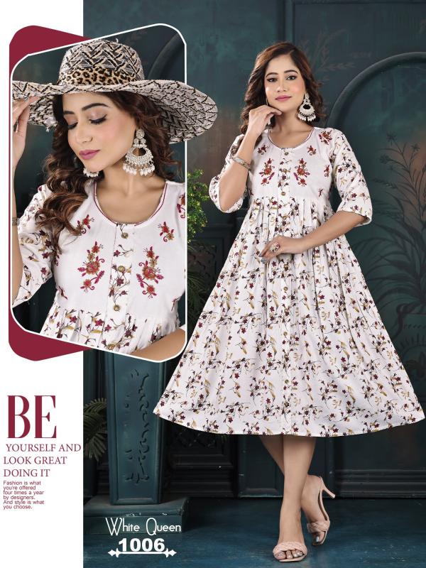 Trendy White Queen Vol 7 catalog wholesale kurtis delhi