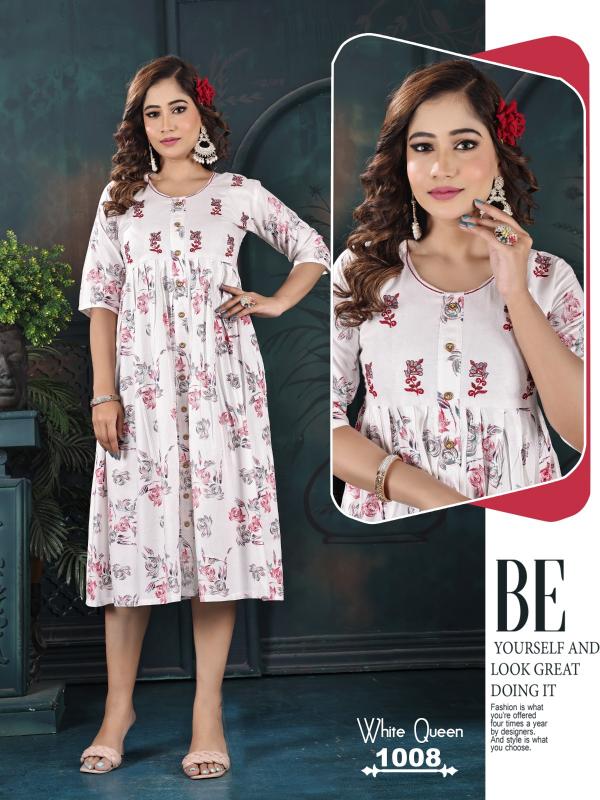 Trendy White Queen Vol 7 catalog wholesale kurtis delhi