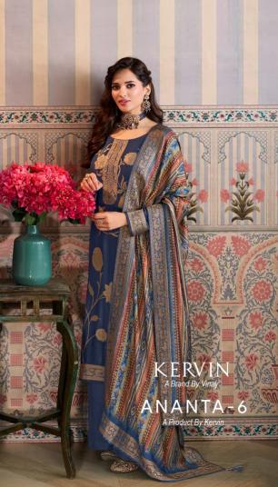 Vinay Kervin Ananta Vol 6 catalog wholesale market of salwar kameez in kolkata