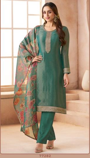 Vinay Kuleesh Kanchi vol 2 catalog designer salwar kameez wholesalers india