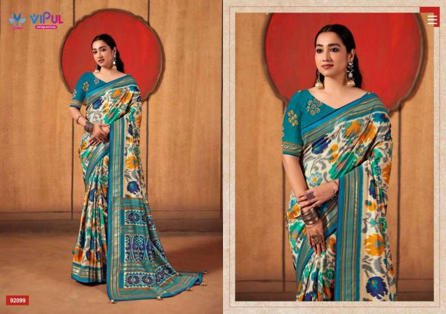 Vipul Aroma silk plus 920G catalog wholesale sarees in surat market