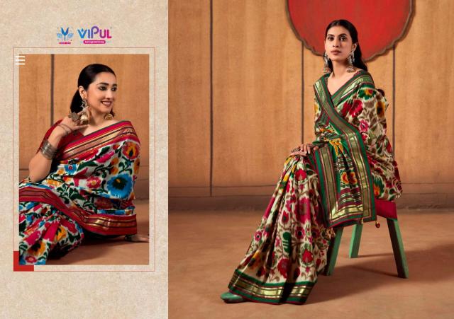 Vipul Aroma silk plus 920G catalog wholesale sarees in surat market