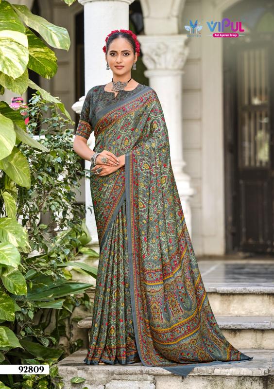 Vipul Heritage silk vol 13 catalog best online silk saree shopping sites in india