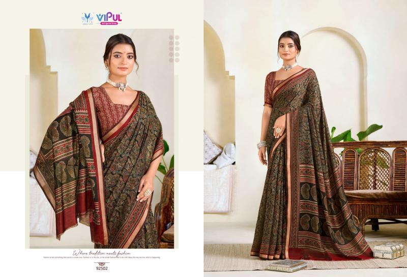 Vipul Monalisa Vol 3 catalog cotton saree wholesale market in surat