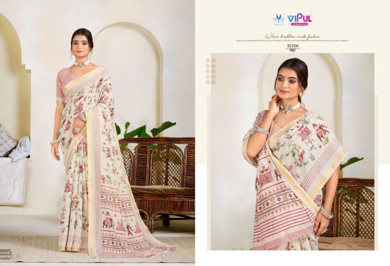 Vipul Monalisa Vol 3 catalog cotton saree wholesale market in surat