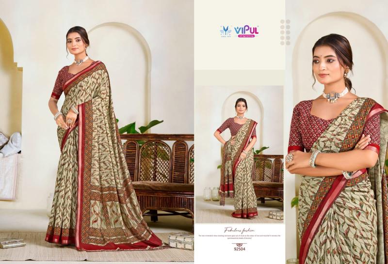 Vipul Monalisa Vol 3 catalog cotton saree wholesale market in surat