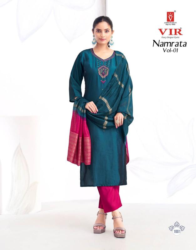 Vir Namrata vol 1 catalog branded kurtis wholesale in hyderabad