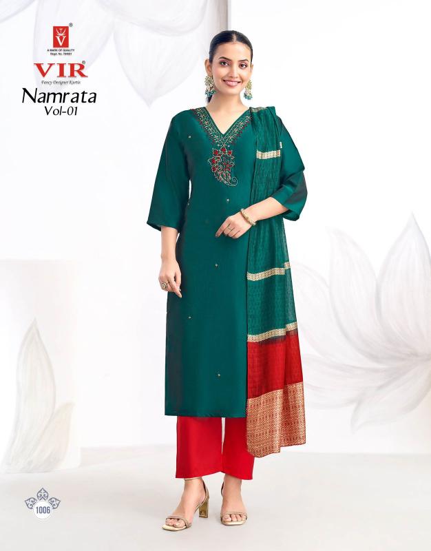 Vir Namrata vol 1 catalog branded kurtis wholesale in hyderabad