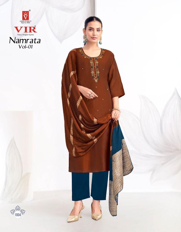 Vir Namrata vol 1 catalog branded kurtis wholesale in hyderabad