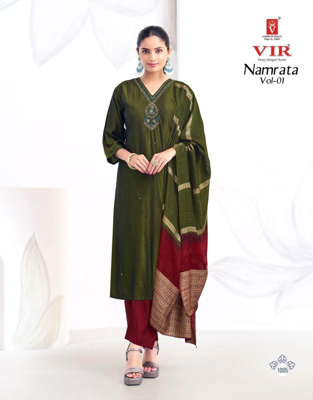 Vir Namrata vol 1 catalog branded kurtis wholesale in hyderabad