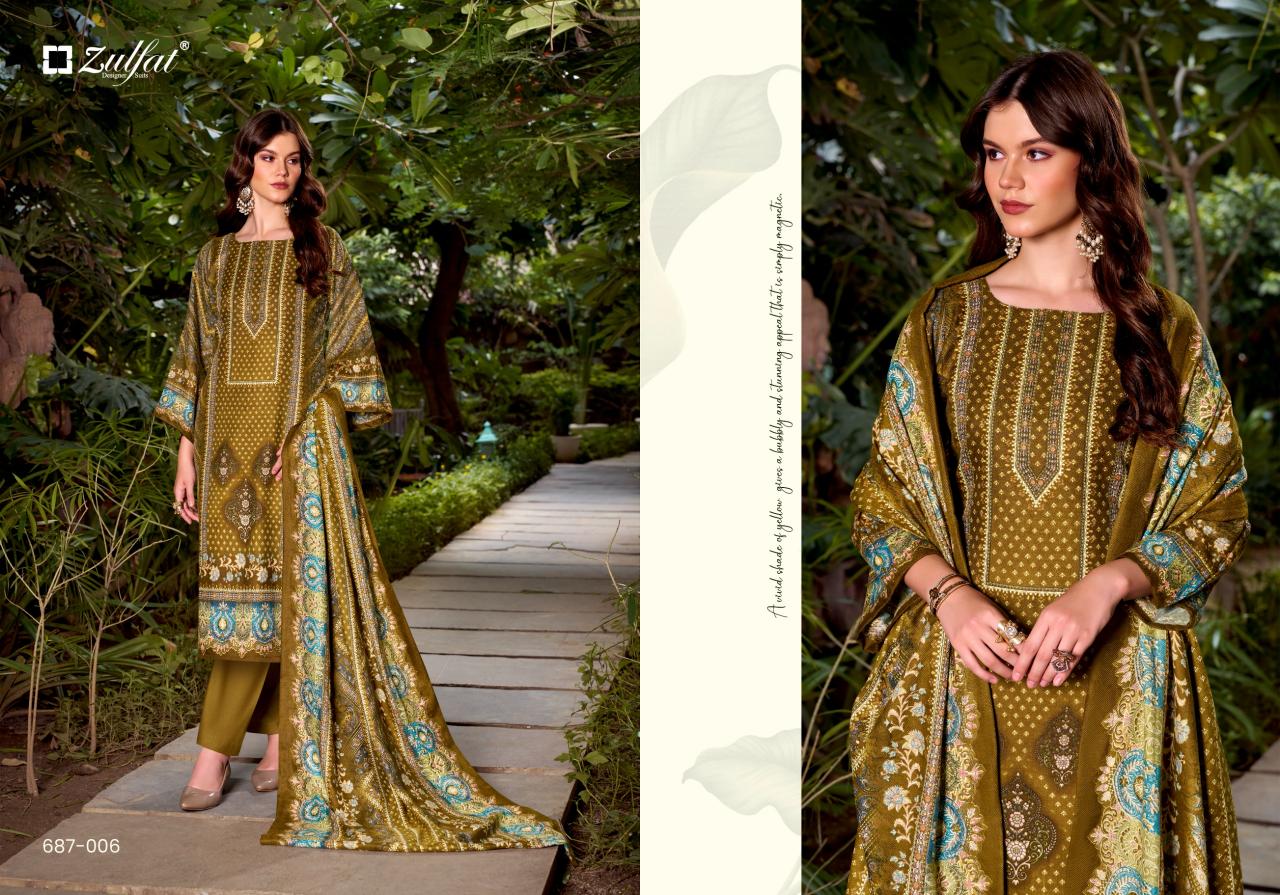 Zulfat Begum catalog wholesale ladies dress material suppliers in vadodara