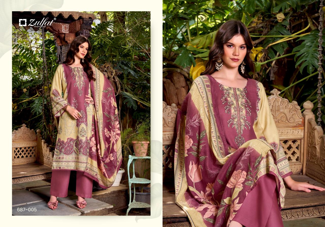 Zulfat Begum catalog wholesale ladies dress material suppliers in vadodara