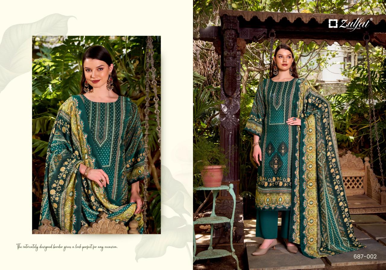 Zulfat Begum catalog wholesale ladies dress material suppliers in vadodara
