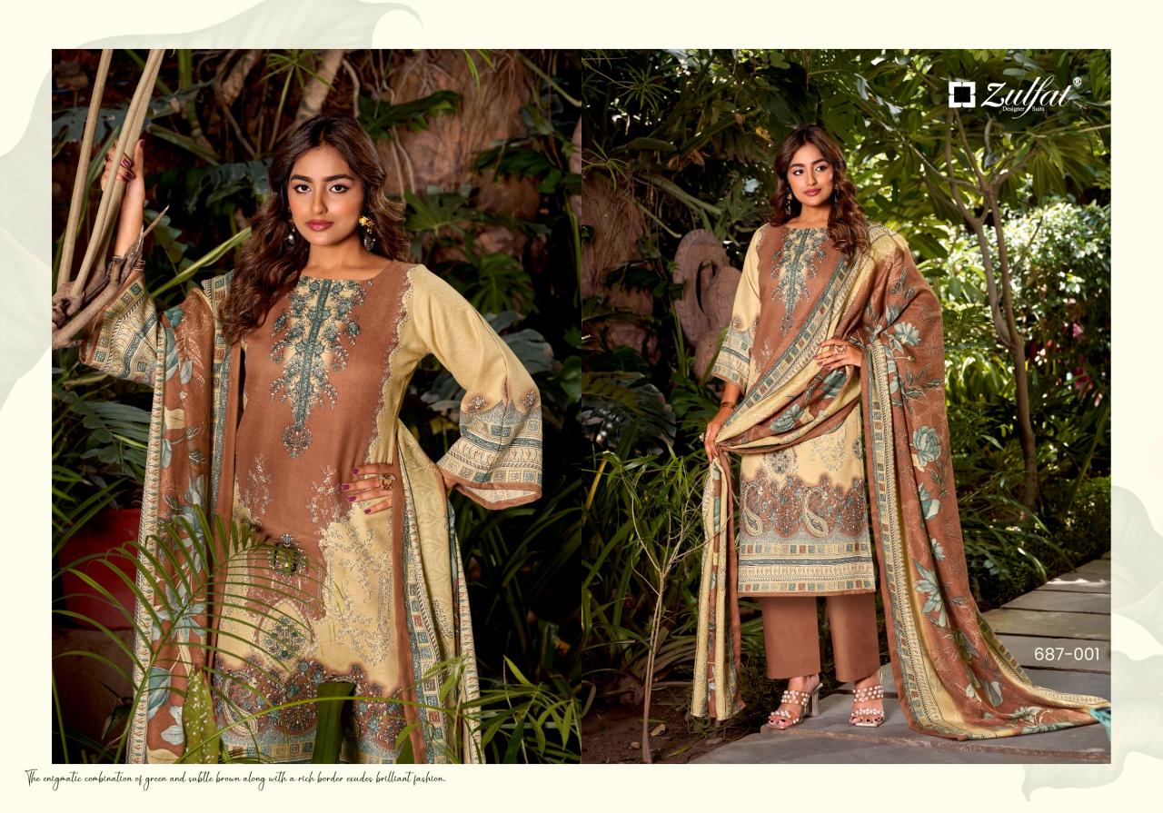 Zulfat Begum catalog wholesale ladies dress material suppliers in vadodara