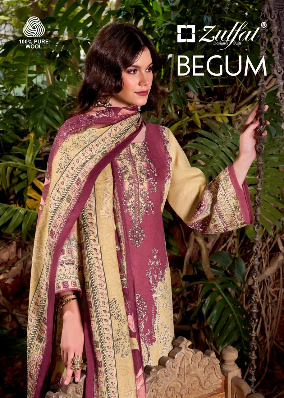 Zulfat Begum catalog wholesale ladies dress material suppliers in vadodara