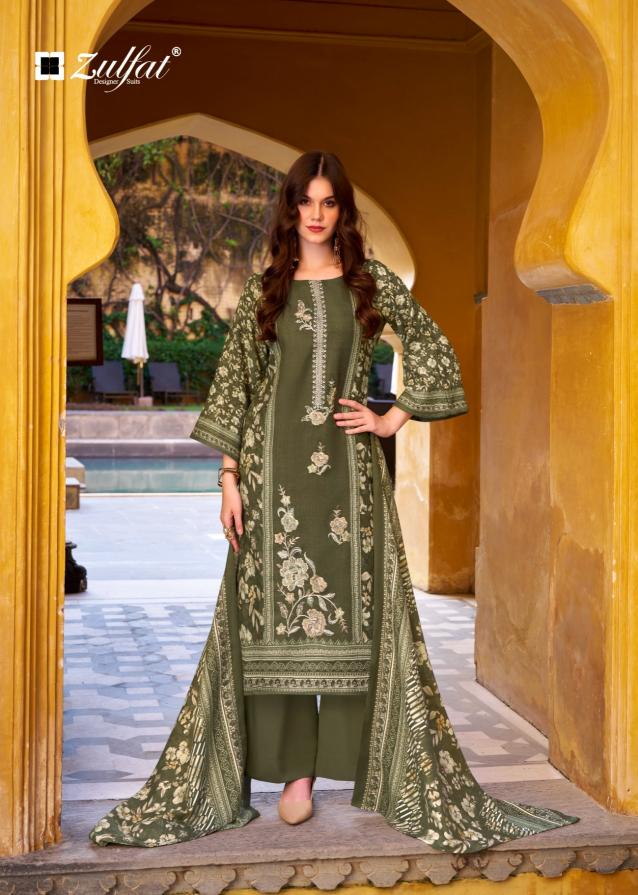 Zulfat Kalamkaari catalog wholesale dress materials krishna online