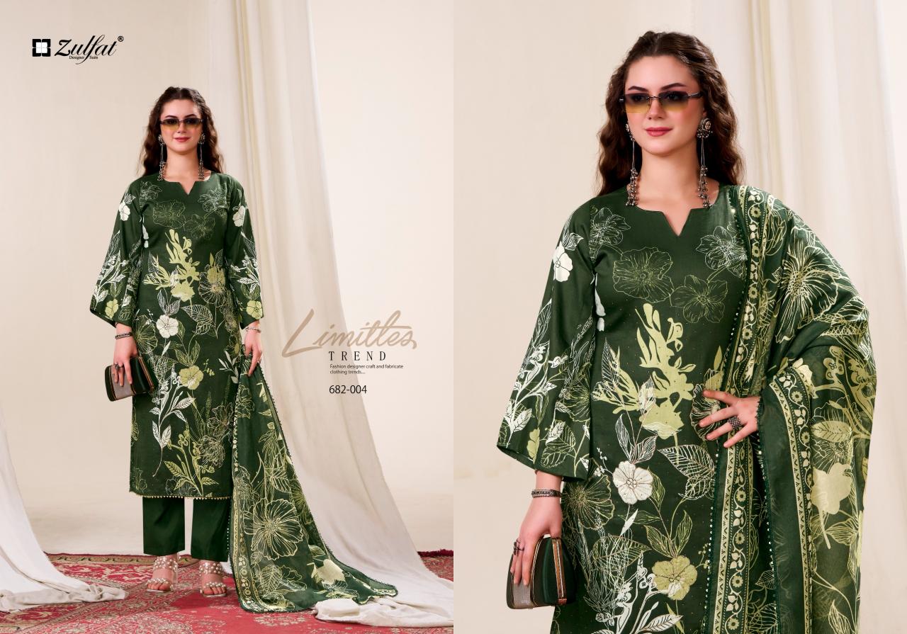 Zulfat Latifa catalog wholesale ladies dress material in ludhiana
