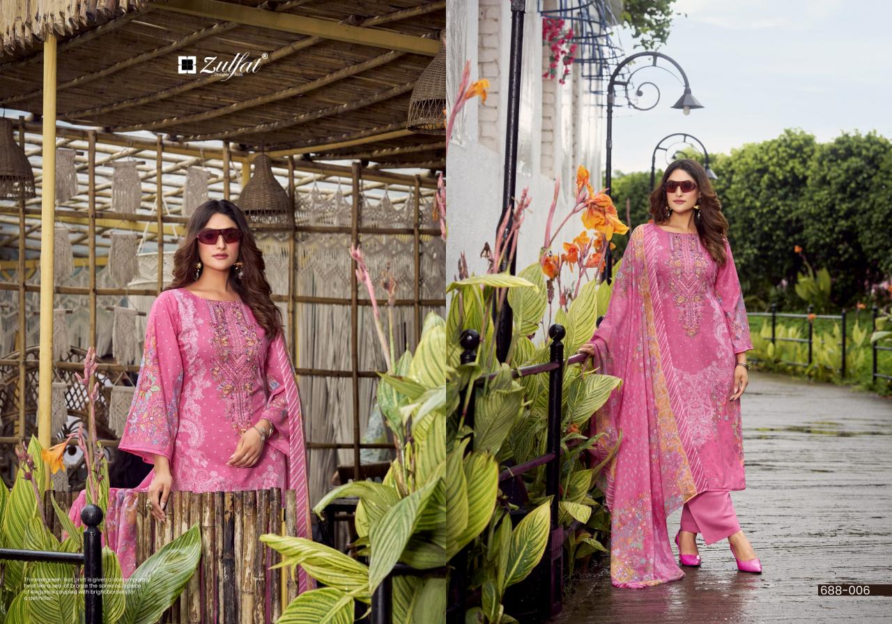 Zulfat Sana Safina catalog dress material wholesale market in chennai