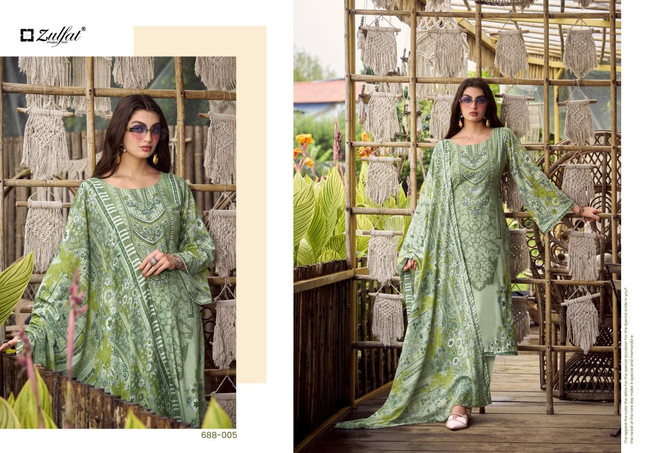 Zulfat Sana Safina catalog dress material wholesale market in chennai