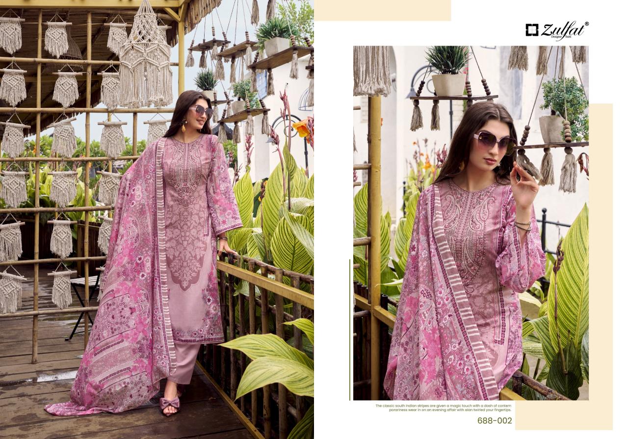 Zulfat Sana Safina catalog dress material wholesale market in chennai