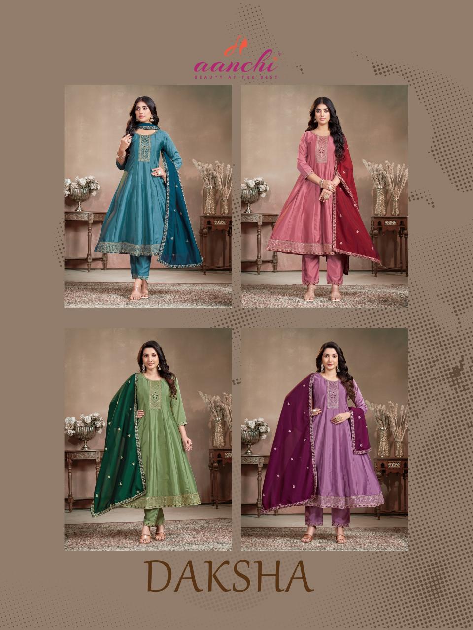 Aanchi Daksha catalog wholesale readymade kurti