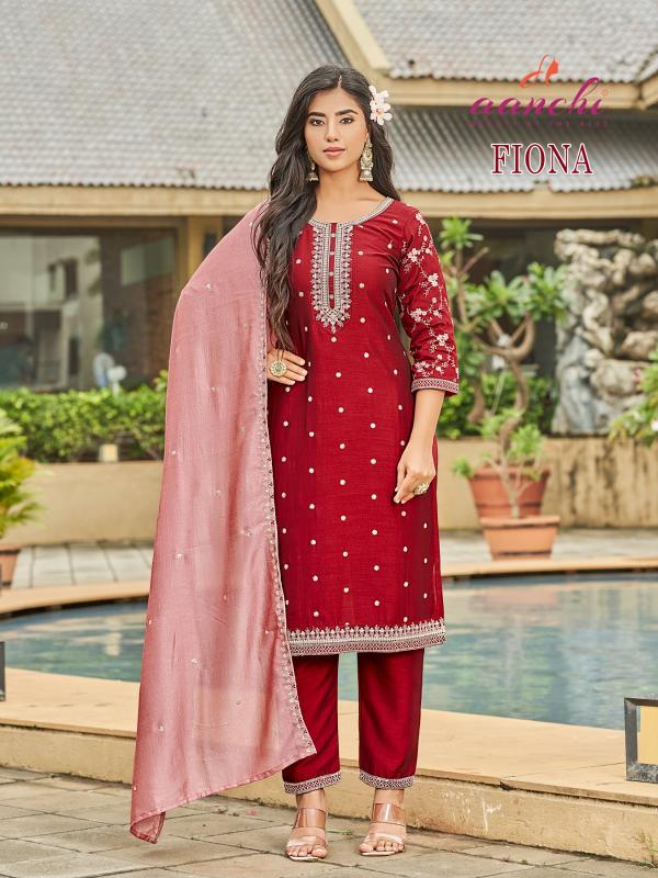 Aanchi Fiona catalog aakara kurti wholesale