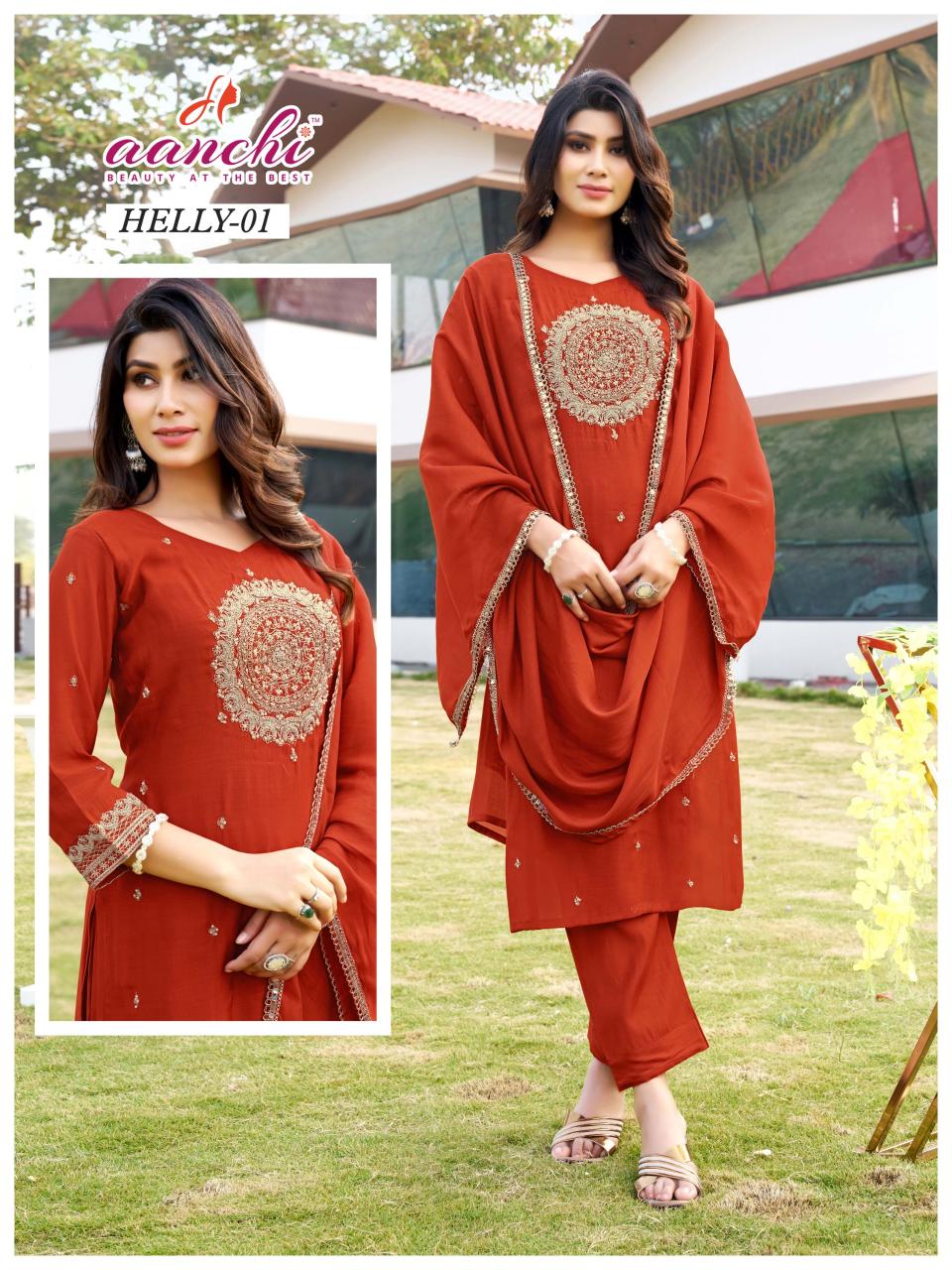 Aanchi Helly catalog kurti wholesalers in dadar mumbai