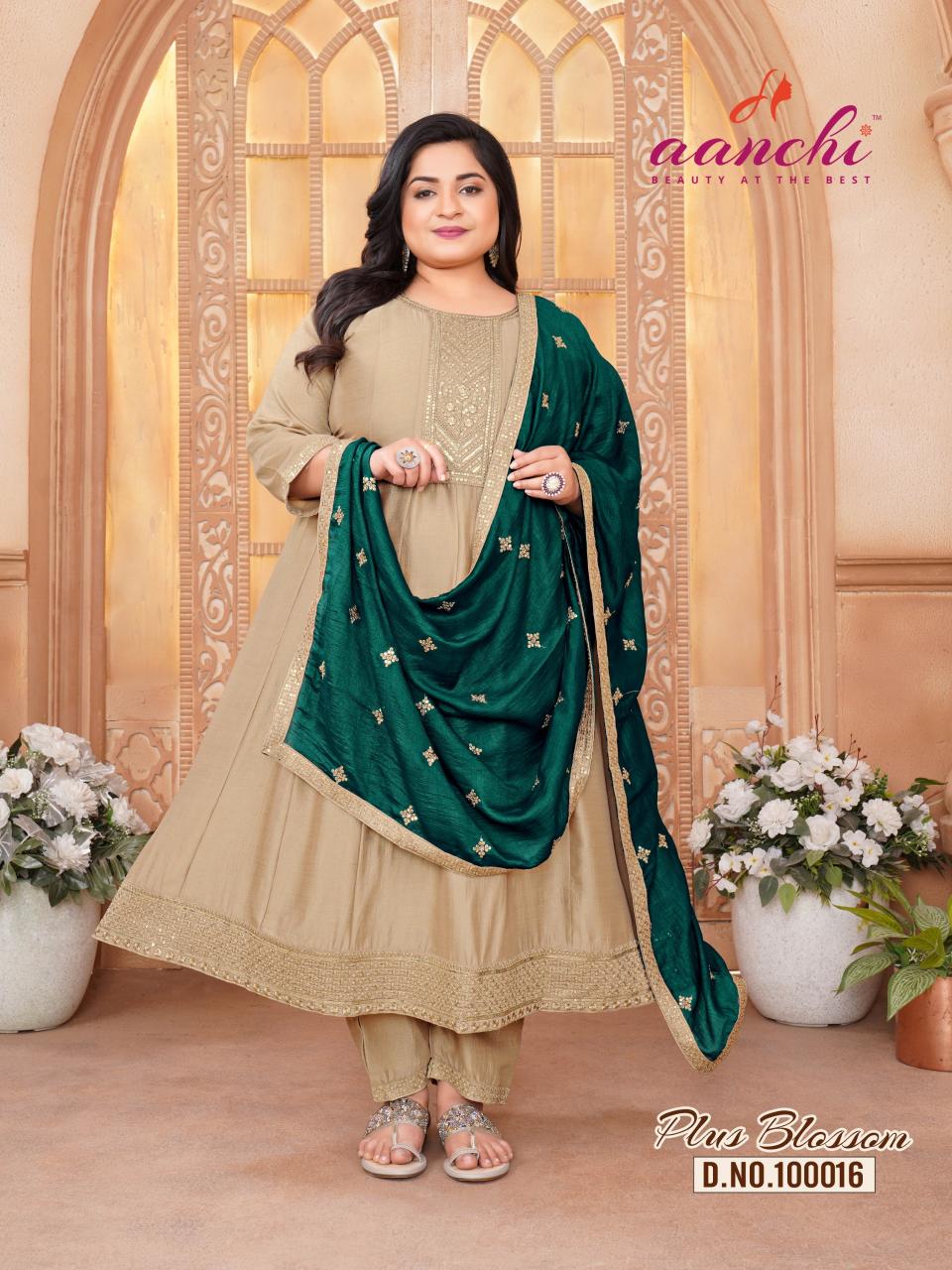 Aanchi Plus Blossom catalog kurti at wholesale rate online