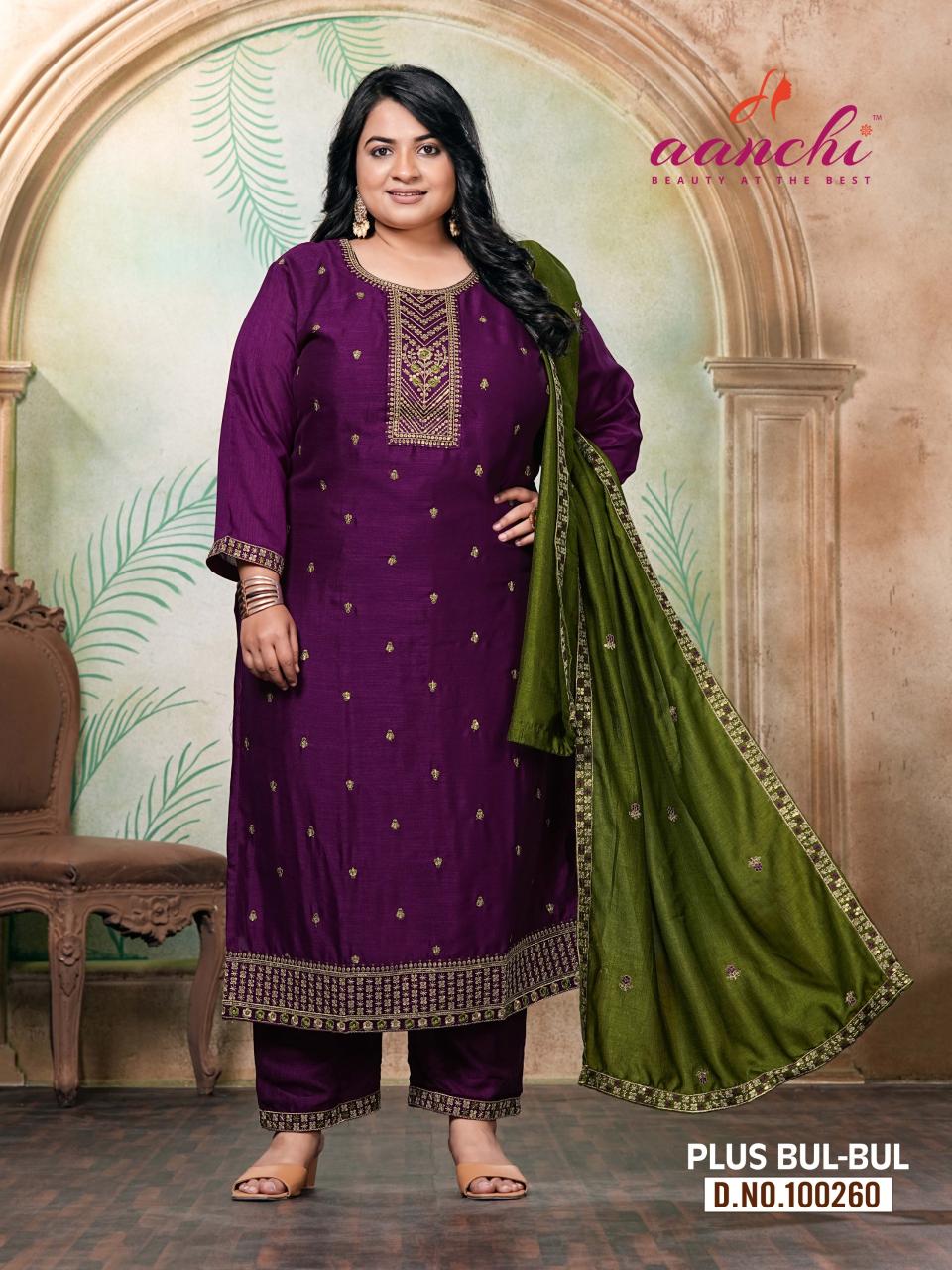 Aanchi Plus Bulbul catalog kurti wholesaler in indore