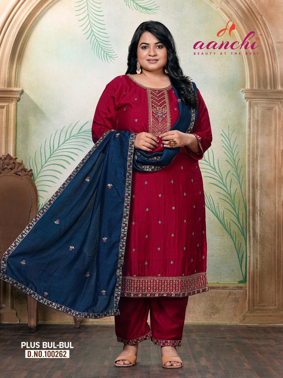 Aanchi Plus Bulbul catalog kurti wholesaler in indore