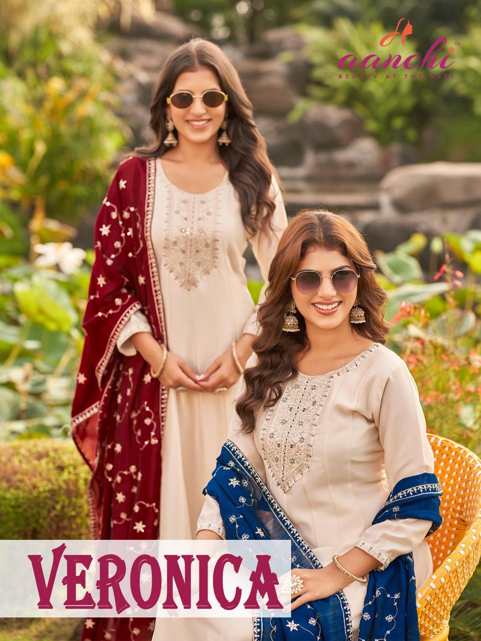 Aanchi Veronica catalog yufta wholesale kurtis