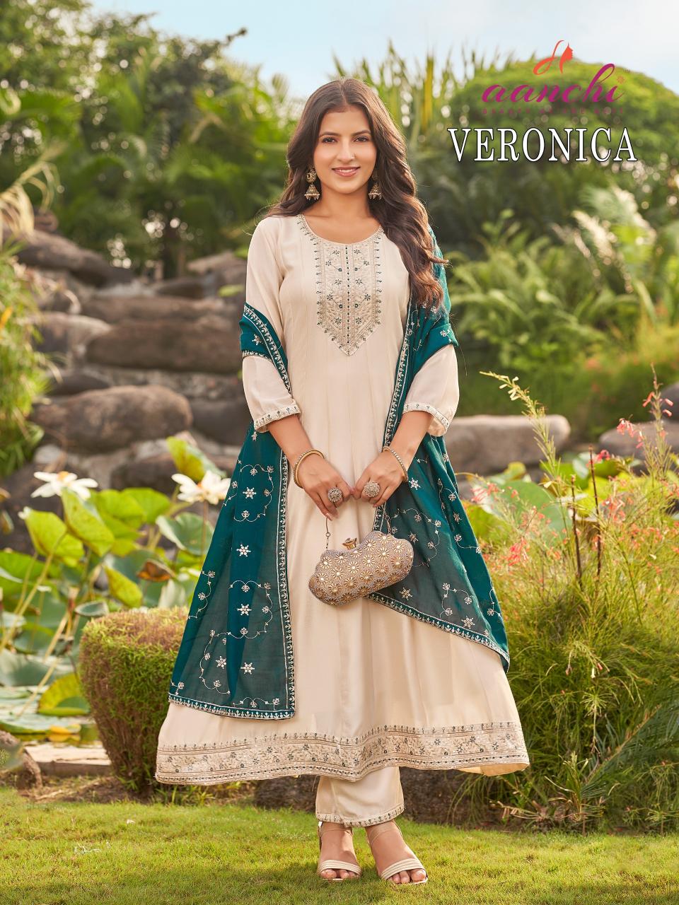 Aanchi Veronica catalog yufta wholesale kurtis
