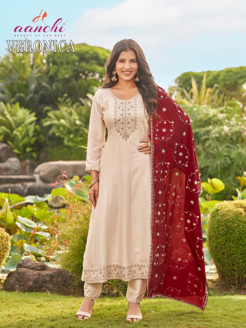 Aanchi Veronica catalog yufta wholesale kurtis