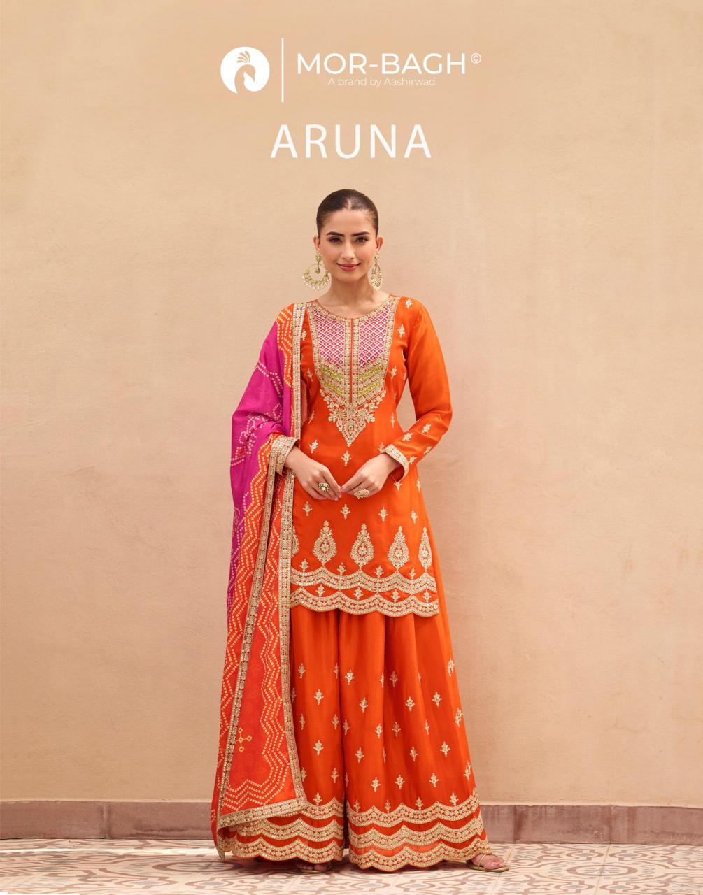 Aashirwad Aruna catalog designer salwar kameez wholesale in kolkata