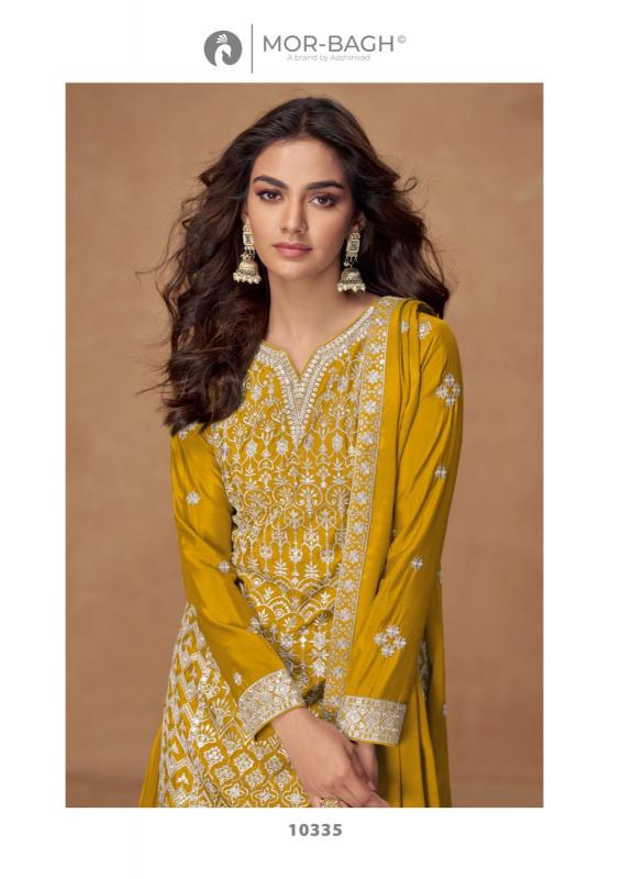 Aashirwad Mor Bagh Pakiza catalog unstitched heavy salwar kameez in jaipur wholesale