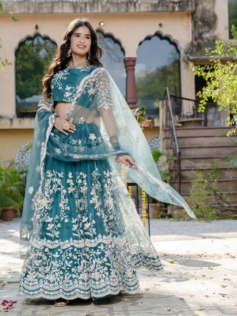 Aawiya 02 Rama catalog designer lehenga manufacturer in india