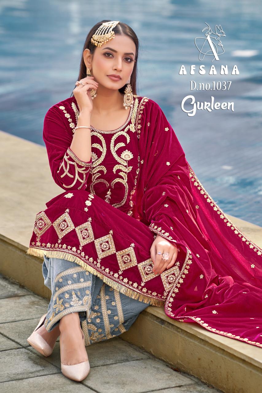 Afsana Gurleen 1035 catalog ready made salwar kameez wholesale in surat