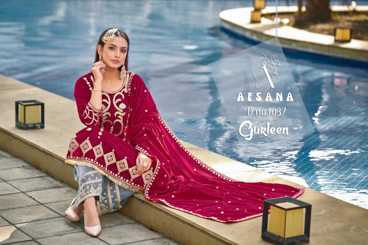 Afsana Gurleen 1035 catalog ready made salwar kameez wholesale in surat