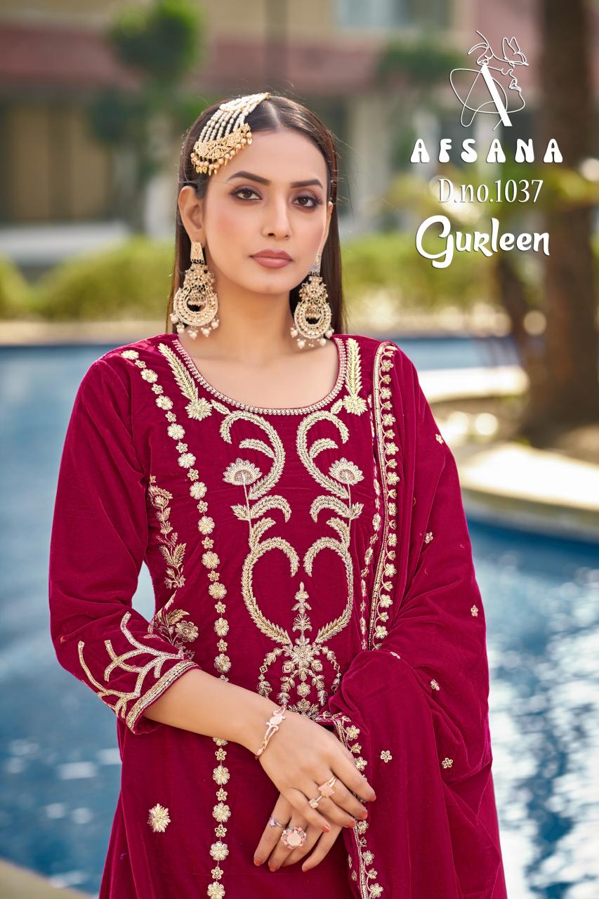 Afsana Gurleen 1035 catalog ready made salwar kameez wholesale in surat