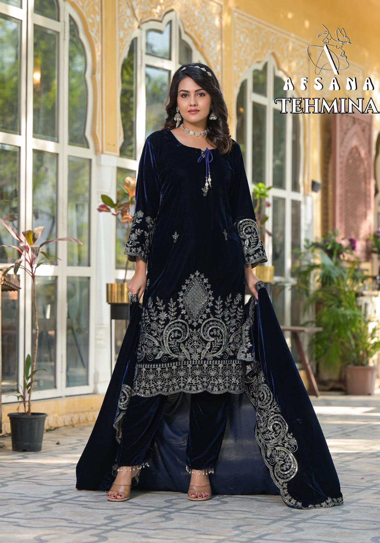 Afsana Tehmina catalog wholesale textile salwar kameez