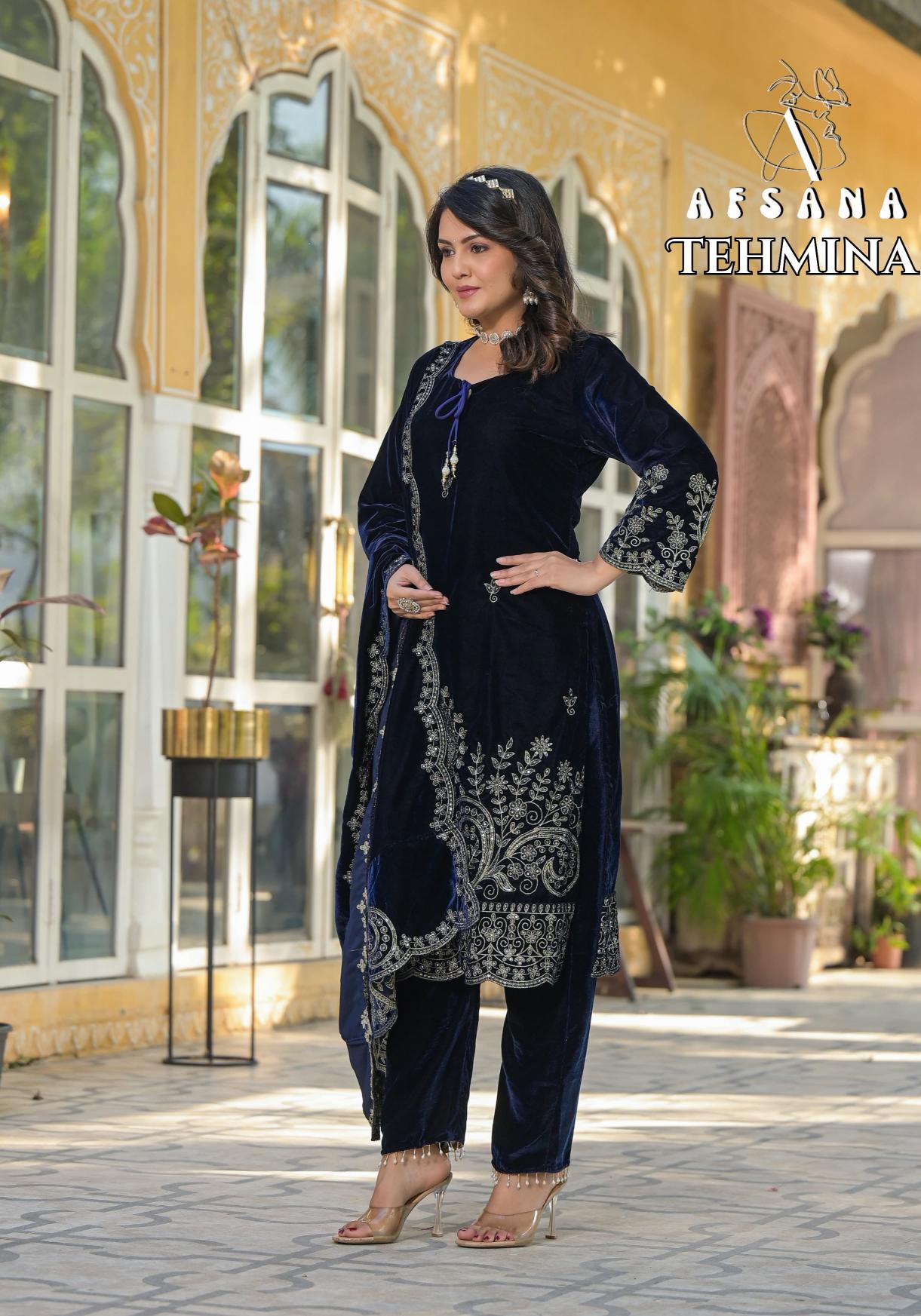 Afsana Tehmina catalog wholesale textile salwar kameez