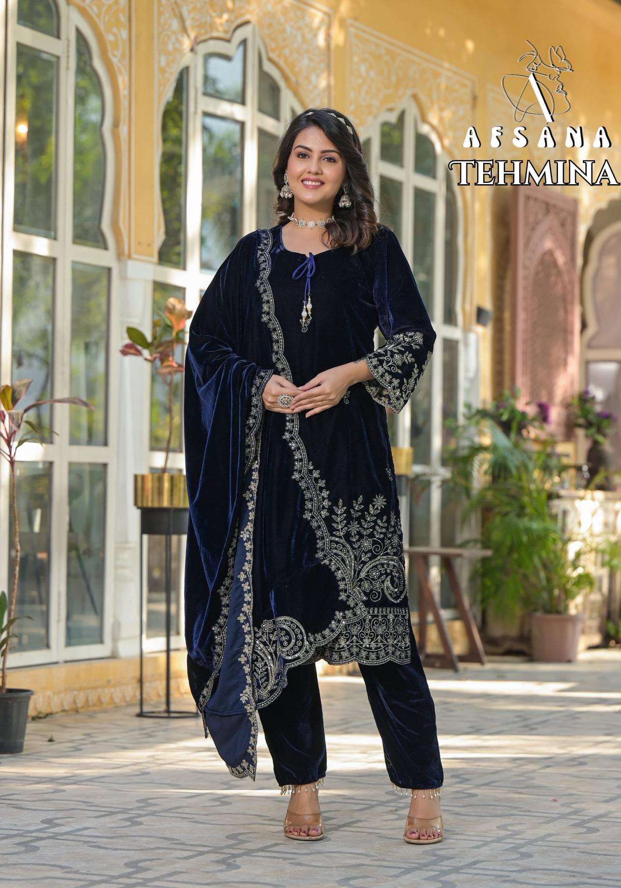 Afsana Tehmina catalog wholesale textile salwar kameez