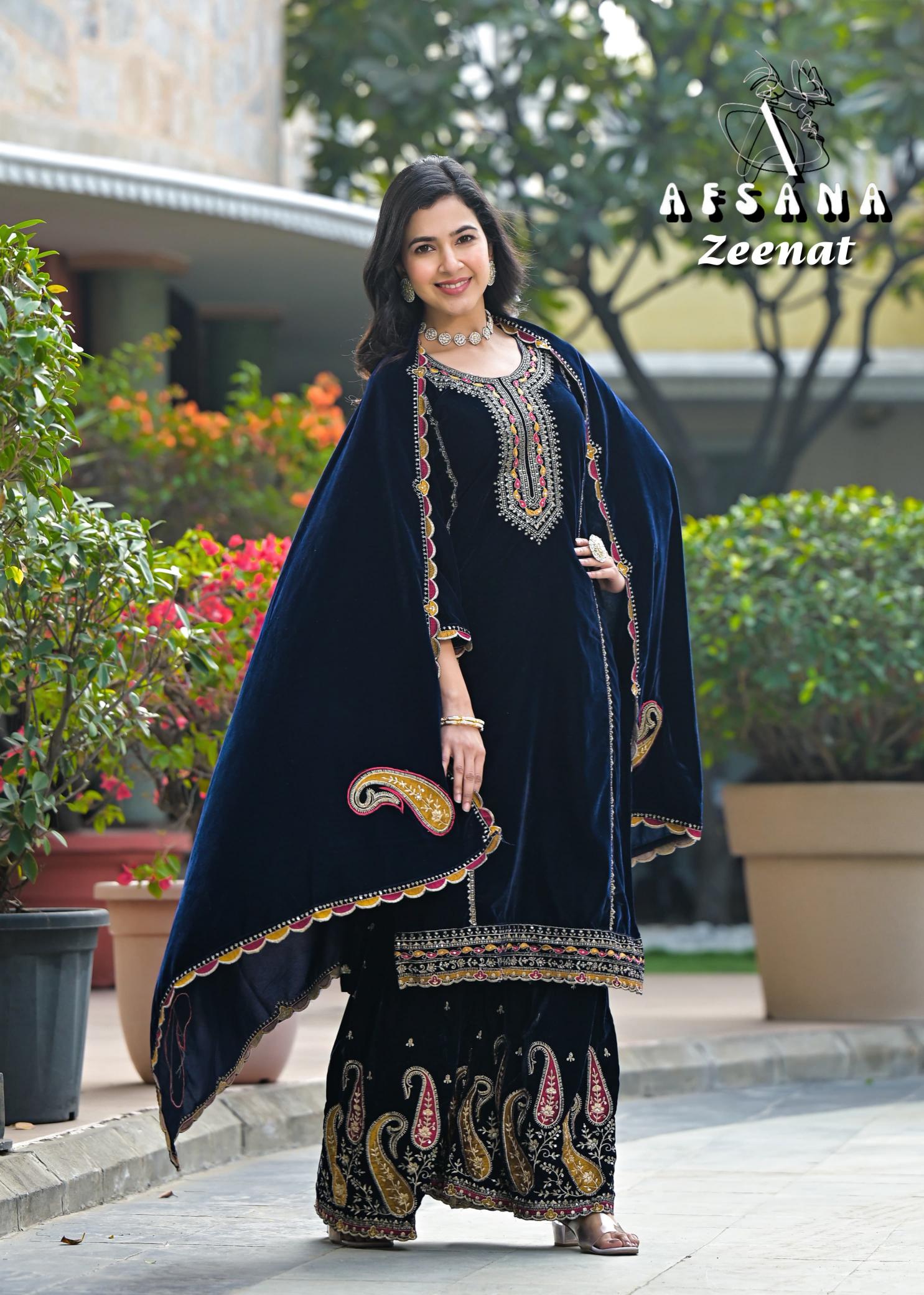 Afsana Zeenat catalog readymade salwar kameez wholesale in surat