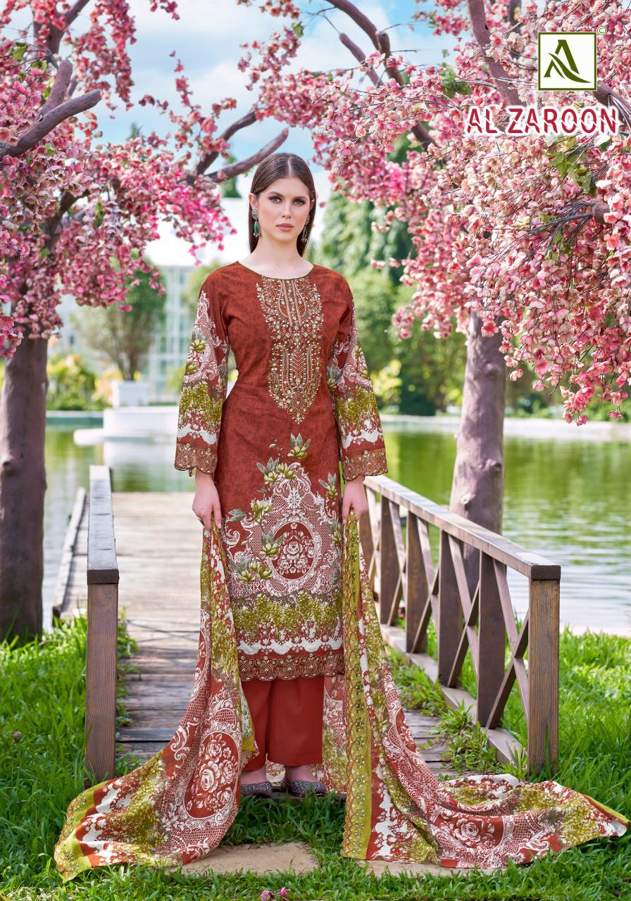 Alok AL Zaroon catalog dress materials for wholesale for online busibesss
