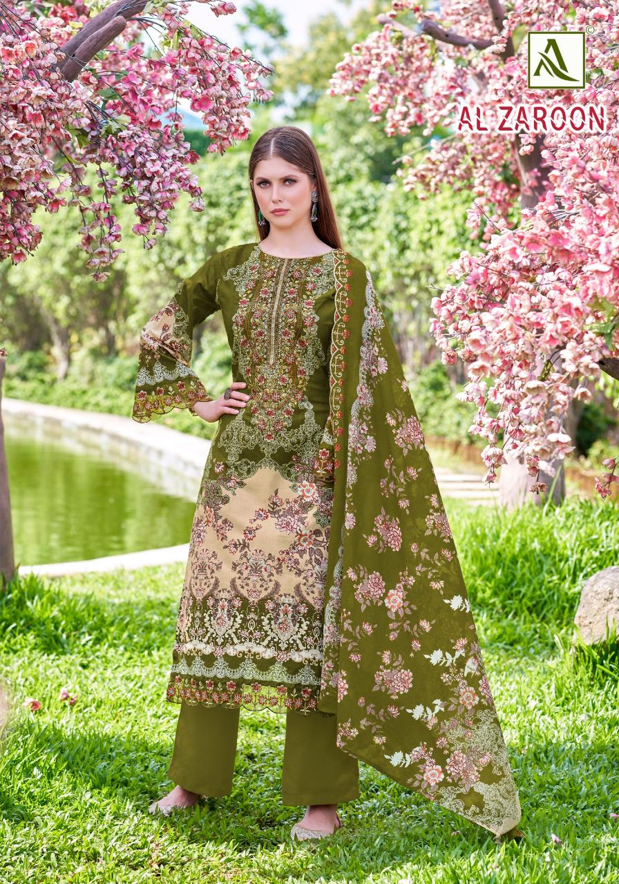 Alok AL Zaroon catalog dress materials for wholesale for online busibesss