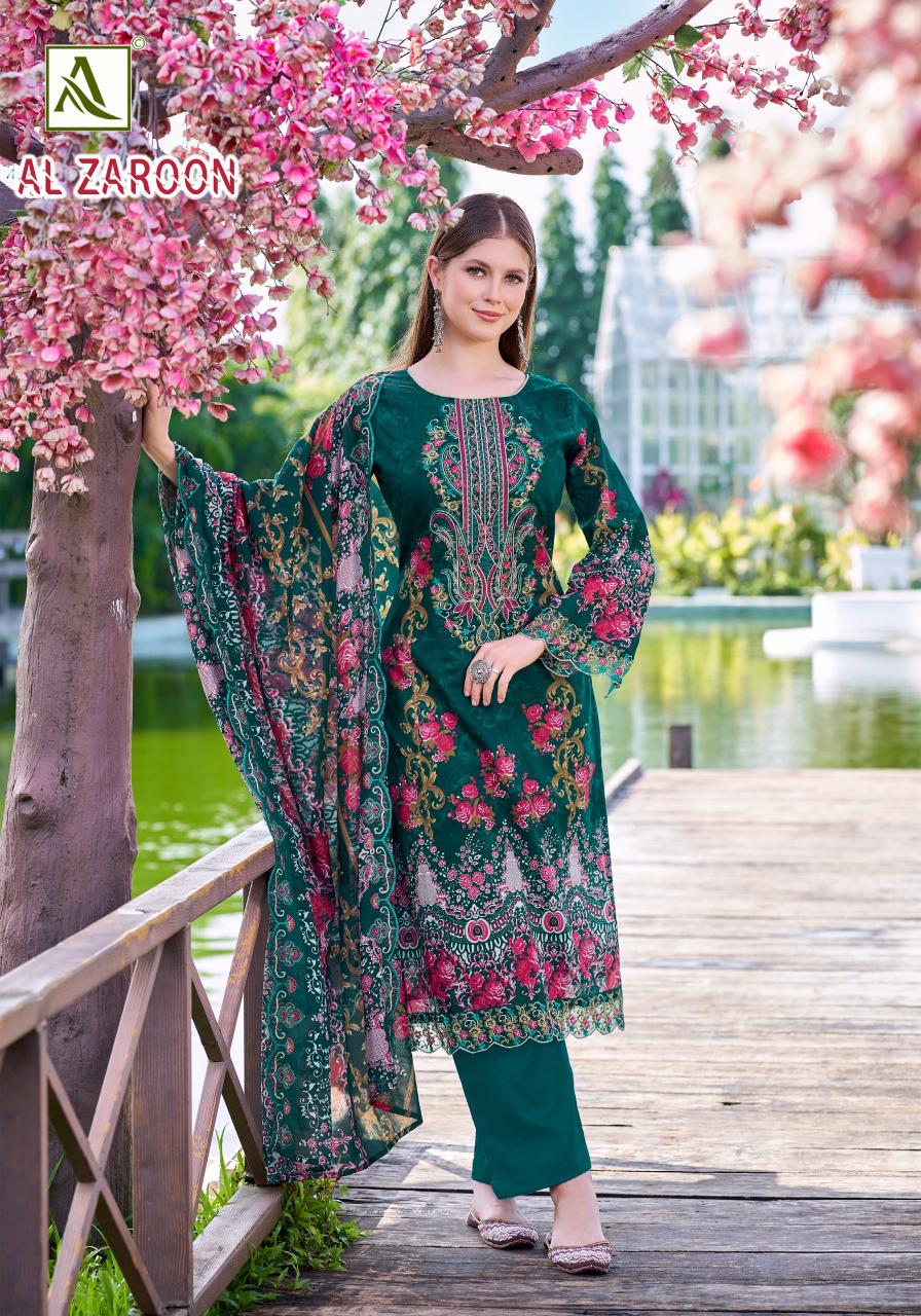 Alok AL Zaroon catalog dress materials for wholesale for online busibesss